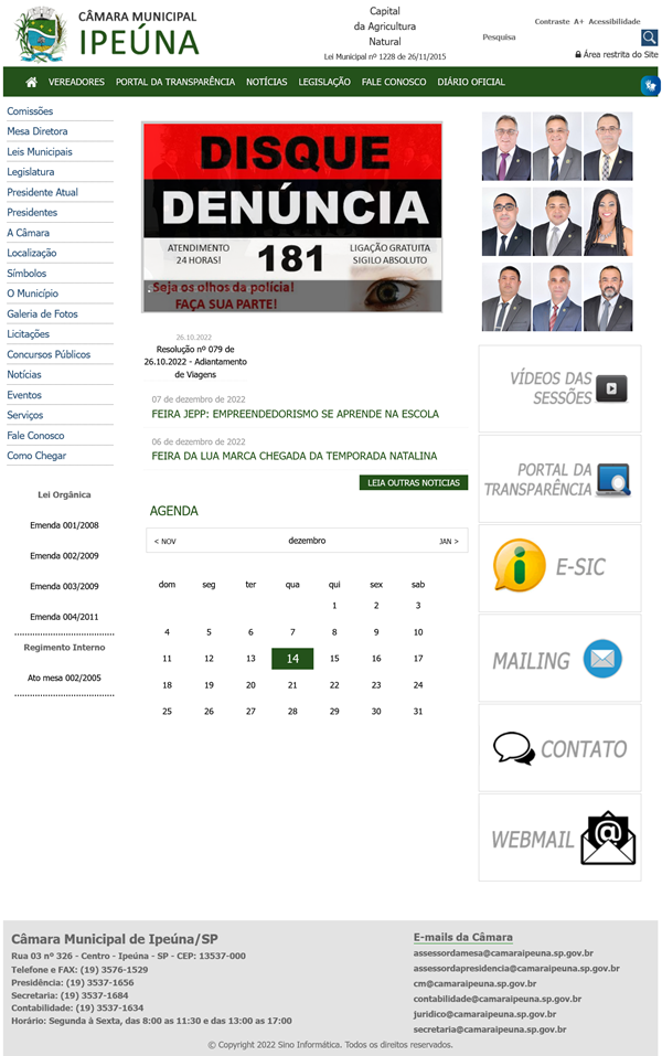 Visualize fotos Tipo: Tipo de Galeria / Descrição: Layouts - SINO INFORMÁTICA